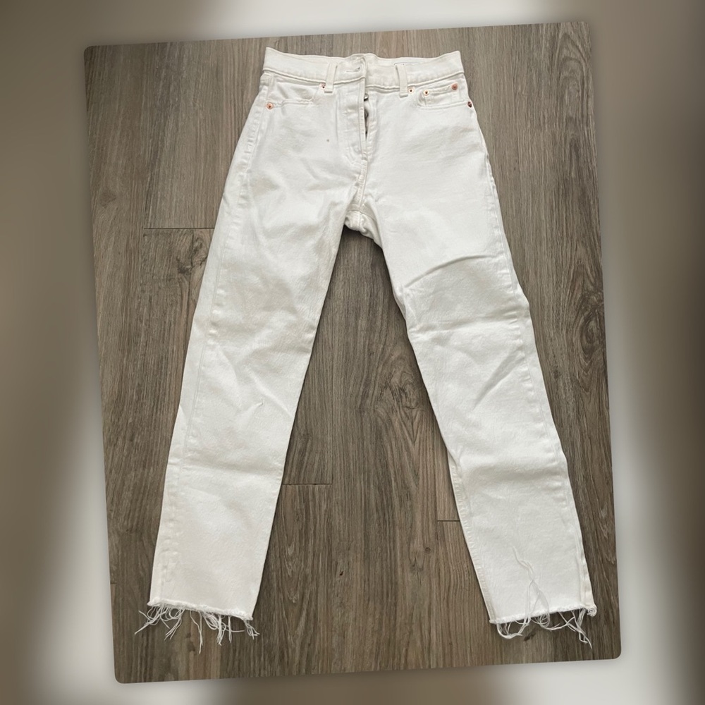 GAP Women's Crisp White Skinny Jeans
